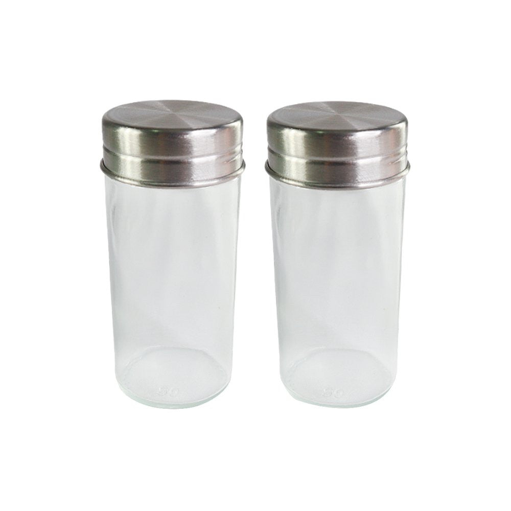 Porta Condimentos Giratório Inox com Base de Bambu 12 Potes 90ml