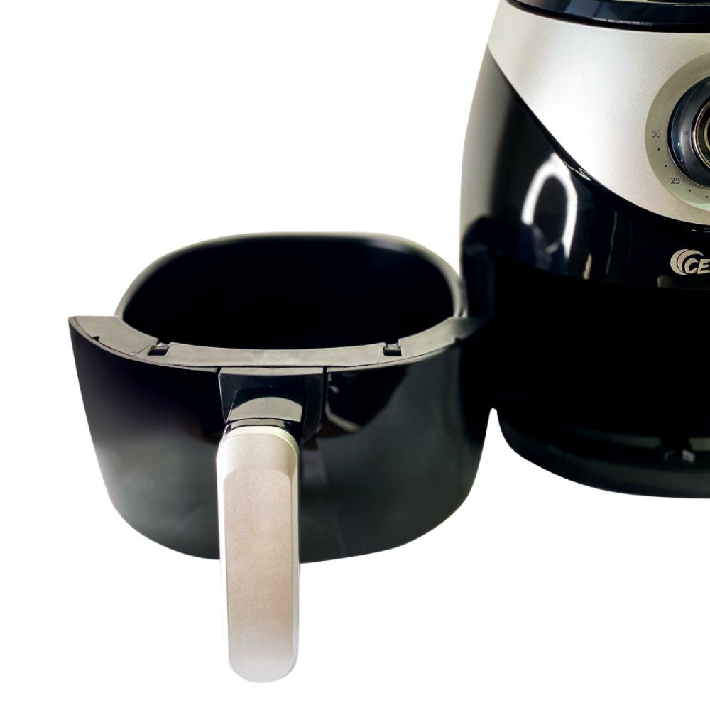 Fritadeira Elétrica Air Fryer Preto - 3,8 Litros